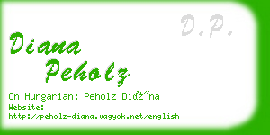 diana peholz business card